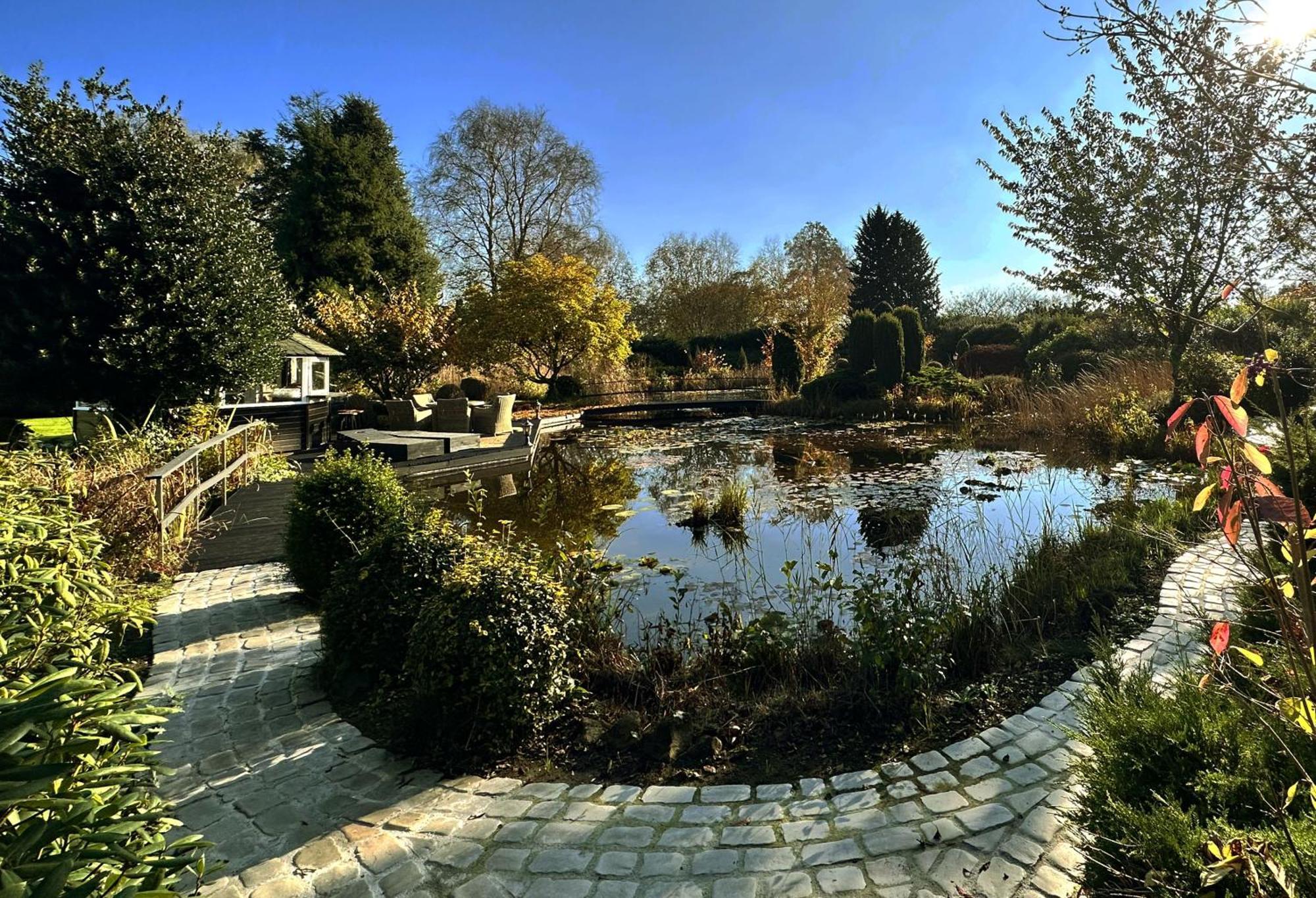 Wellness Tuin - Ultieme Partner Beleving - St Hubertus Suite Met Jacuzzi ,Openhaard, Prive Hottub En Prive Sauna In Jachthut Stijl Horst Exterior photo